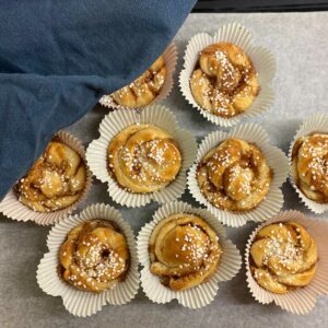 kanelbullar med dubbel fyllning